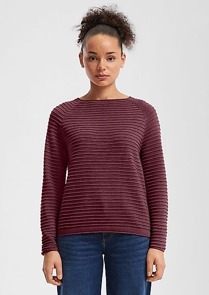 QS Strickpullover Pullover mit Strukturmuster aus günstig online kaufen