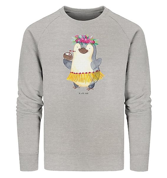 Mr. & Mrs. Panda Longpullover Größe M Pinguin Kokosnuss - Heather Grey - Ge günstig online kaufen