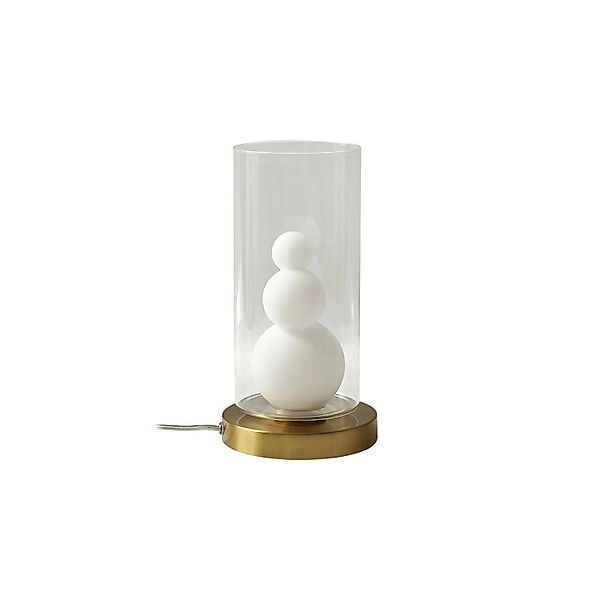 Lindby Tischlampe Kupla 10033039 Modern in Transparent aus Glas 1-flammig G günstig online kaufen