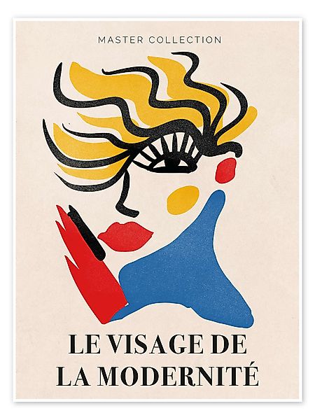 Posterlounge Poster Exhibition Posters, Le Visage günstig online kaufen