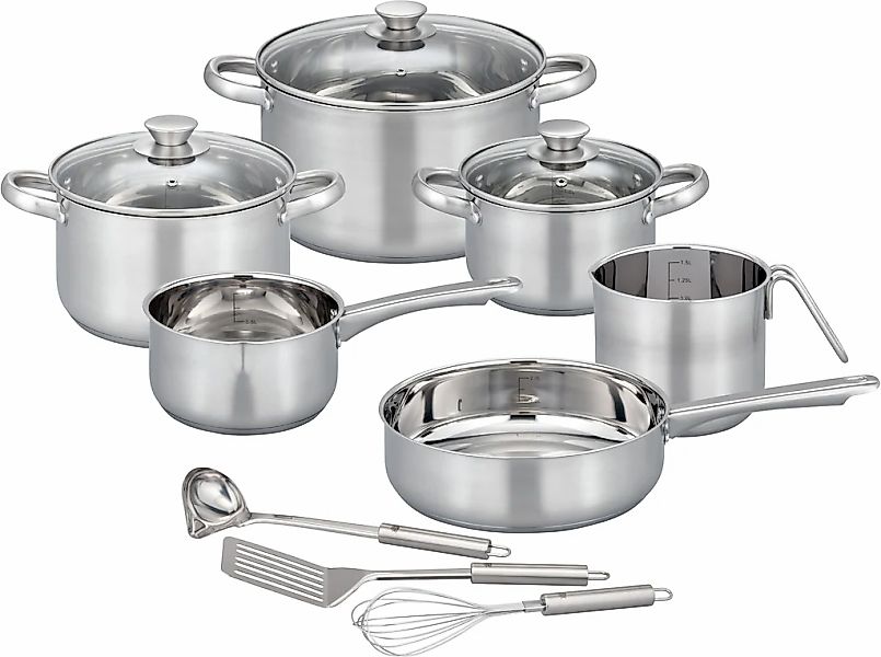 GSW Topf-Set "Toronto" Set, 12 Stk. tlg. Edelstahl günstig online kaufen