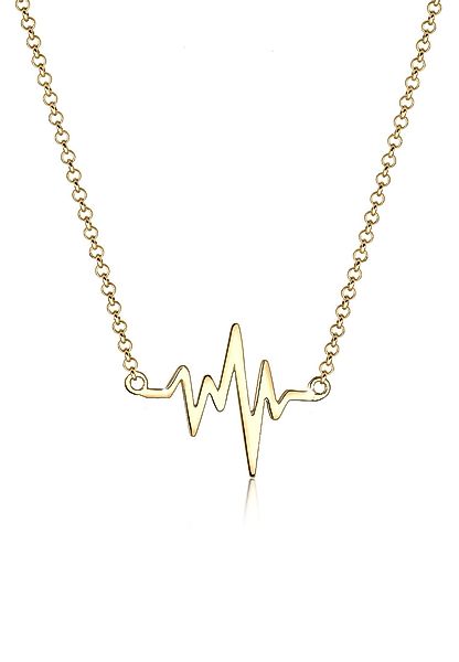 Elli Kette mit Anhänger Herzschlag Anhänger günstig online kaufen