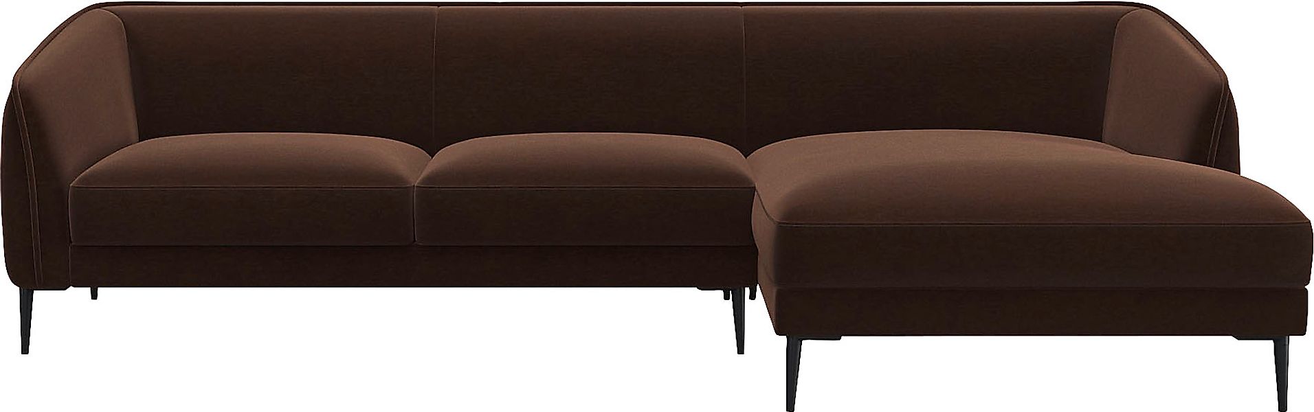 FLEXLUX Ecksofa »Belle Designsofa, L-Form, B/T 288/149 cm«, Skandinavisches günstig online kaufen