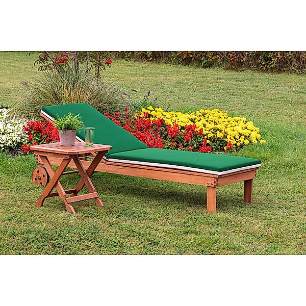 MERXX Gartenliege "Aktionsliegen Set", (Spar-Set, 2 St.), 1 Liege und 1 Hoc günstig online kaufen