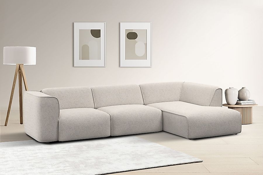 RAUM.ID Ecksofa "Merid L-Form, jederzeit durch Module erweiterbar, B/T/H: 2 günstig online kaufen
