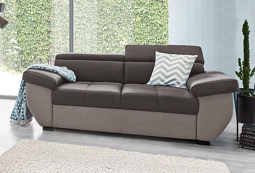 COTTA 2-Sitzer "Speedway", Big-Sofa mit Kopfteilverstellung günstig online kaufen