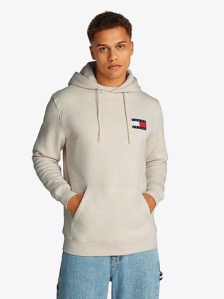 Tommy Jeans Sweatshirt "TJM REG ESSENTIAL FLAG HOOD EXT", mit bedruckten Ma günstig online kaufen