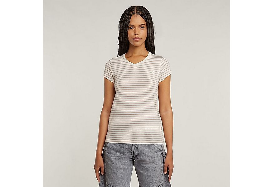 G-STAR V-Shirt Eyben mit Label günstig online kaufen