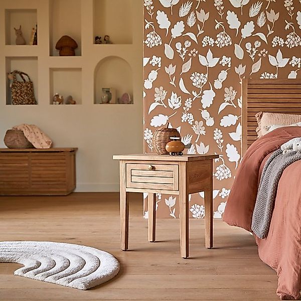 Tikamoon Kinderbett Suzette Kinderbett-Nachttisch aus massivem Teakholz günstig online kaufen