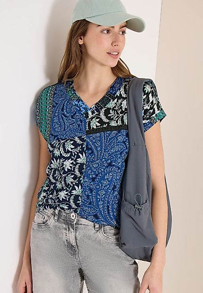 Cecil T-Shirt mit V-Ausschnitt günstig online kaufen