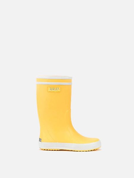 Aigle Regenstiefel Lolly-Pop 2 gelb/weiß Gummistiefel günstig online kaufen