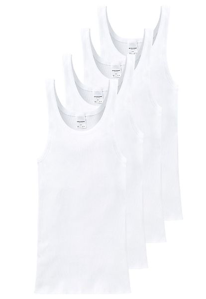 Schiesser Unterhemd Essentials (Mehrpack, 4-St., 4 günstig online kaufen