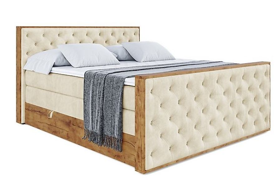 ALTDECOR Boxspringbett LOLLI3-Z KING (Multipocket-Matratze H4, H3 Matratze günstig online kaufen