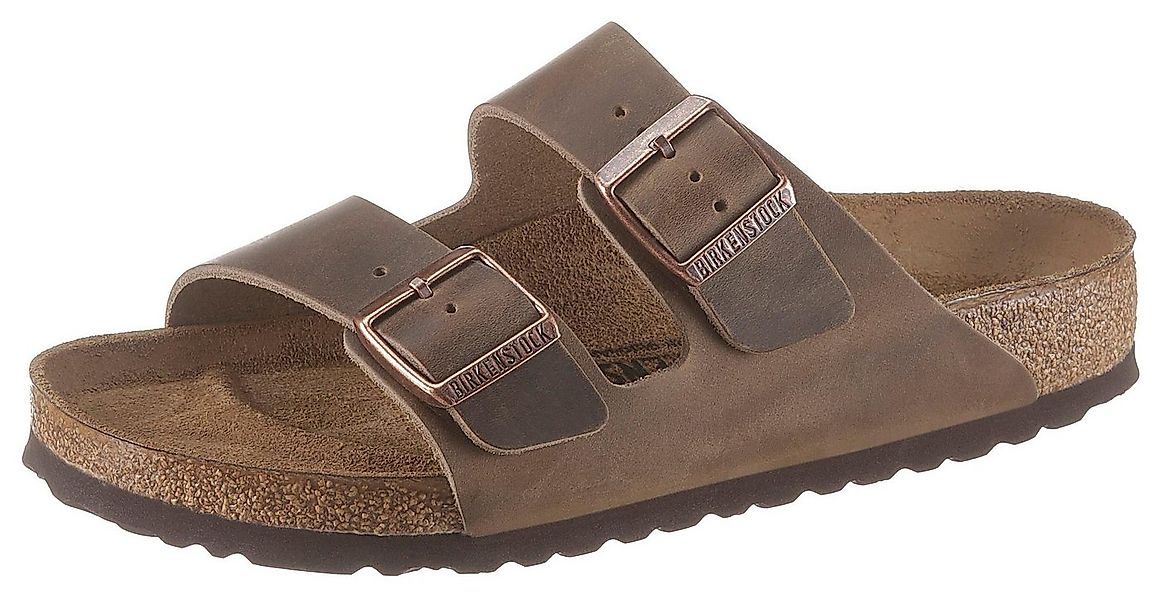 Birkenstock ARIZONA OILED Pantolette aus gefettetem Leder günstig online kaufen