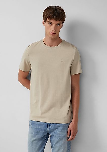 s.Oliver Kurzarmshirt Heavy Jersey T-Shirt mit günstig online kaufen