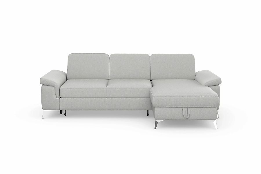 sit&more Ecksofa "Padua L-Form", inklusive Sitztiefenverstellung, Armteilfu günstig online kaufen