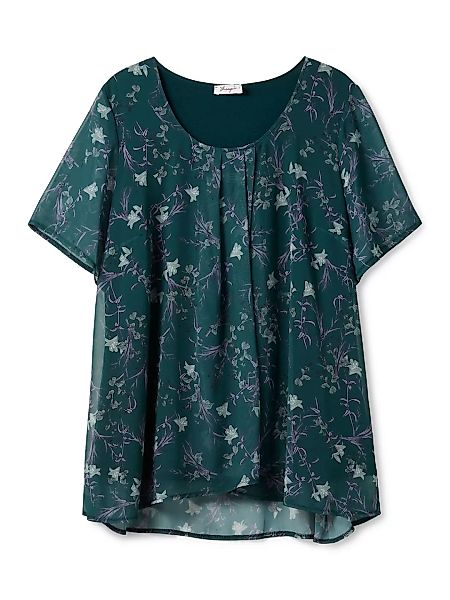 Sheego T-Shirt "Große Größen", in leichter Chiffonqualität, blickdichtes Un günstig online kaufen
