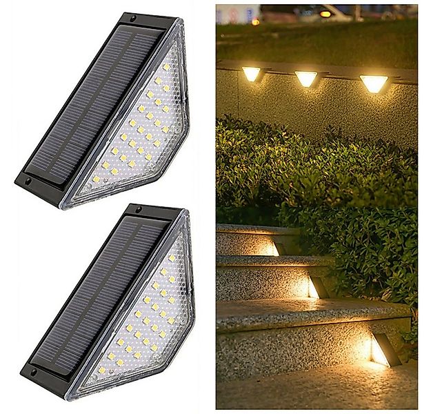 QUBEBU LED Gartenleuchte Solar-Terrassenleuchten, 2/4/6/8/10 Stück, Solar-S günstig online kaufen