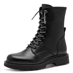 Tamaris Schnürstiefelette, Blockabsatz, Schnürboots mit glänzenden, günstig online kaufen