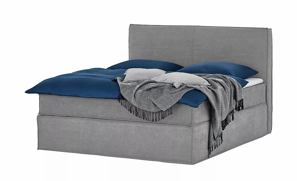 Boxi Boxspringbett mit trendigem Keder Boxi Urban ¦ grau ¦ Maße (cm): B: 18 günstig online kaufen