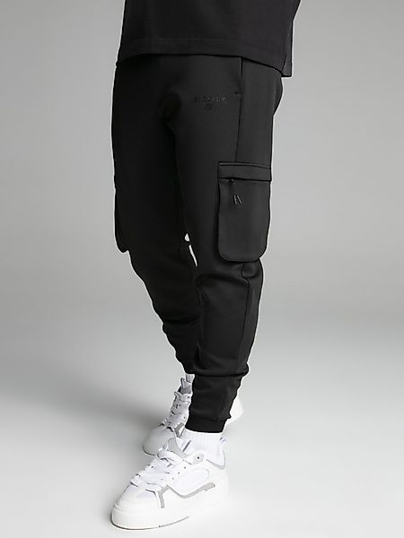 Siksilk Sweathose SikSilk Herren Schwarze Cargo günstig online kaufen