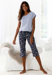 Vivance Dreams Capri-Pyjama (2 tlg) mit günstig online kaufen