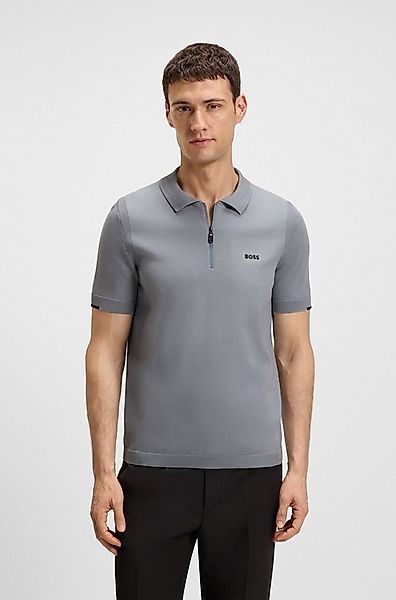 BOSS GREEN Kurzarmpullover K Ever-X PS mit Perforierungen zur Belüftung günstig online kaufen