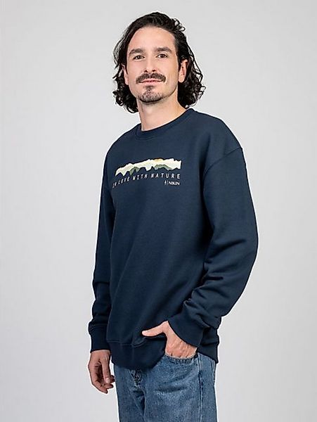 NIKIN Sweatshirt TreeSweater Mountain Panorama Langarm Pullover mit Print günstig online kaufen