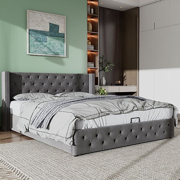HAUSS SPOLE Polsterbett Polsterbett hydraulisches Doppelbett günstig online kaufen