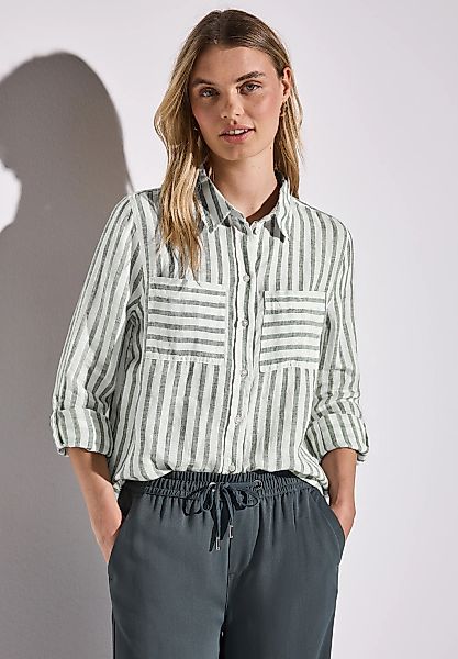 STREET ONE Hemdbluse, mit Streifen Muster günstig online kaufen