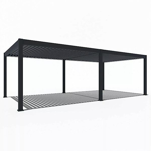 Weide Elektrische Deluxe Plus Aluminium  Pergola  4 x 8 M mit LED günstig online kaufen