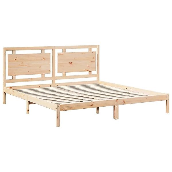 vidaXL Massivholzbett Extra Lang ohne Matratze 180x210 cm 3309191 günstig online kaufen