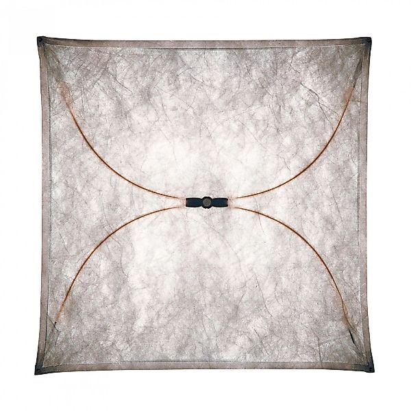 Flos - Ariette 2 Wand- / Deckenleuchte - natur / 100x100cm/Textil/Metall günstig online kaufen