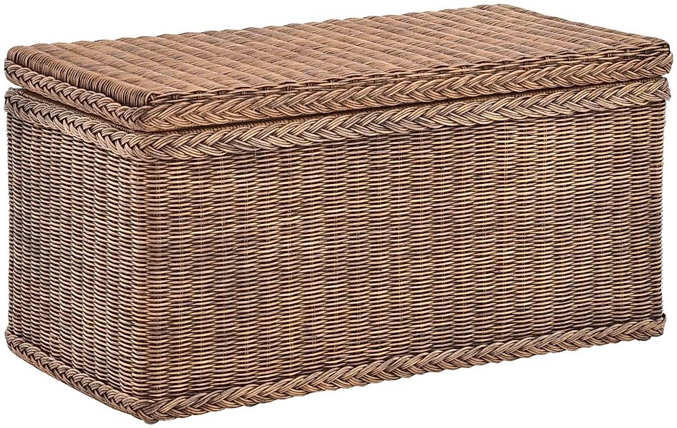 Krines Home Truhe Wäschetruhe mit Deckel günstig online kaufen