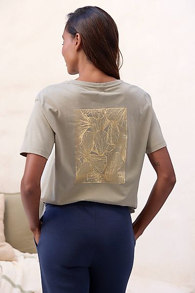 LASCANA T-Shirt, mit tollen Foilprint günstig online kaufen