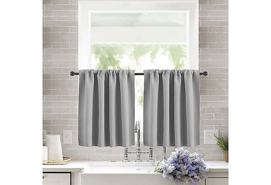 BTTO V&G Scheibengardine Scheibengardine Bistrogardine, Blickdicht Vorhang günstig online kaufen