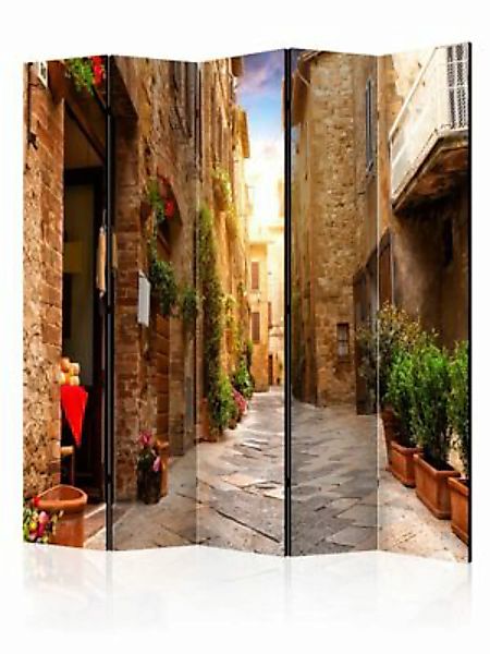 artgeist Paravent Colourful Street in Tuscany II [Room Dividers] beige-komb günstig online kaufen