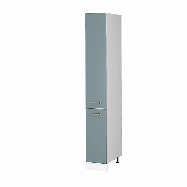 Vicco Schranksystem R-Line, Blau-Grau/Weiß, 30 cm mit Türen günstig online kaufen