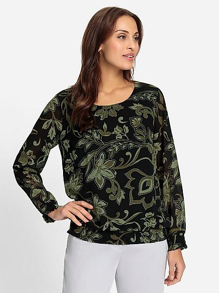 Witt Klassische Bluse Georgette-Bluse Langarm günstig online kaufen