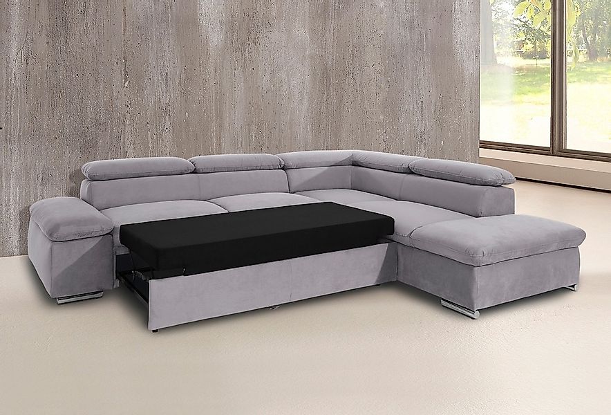 sit&more Ecksofa »Alcatraz L-Form«, wahlweise mit Bettfunktion günstig online kaufen