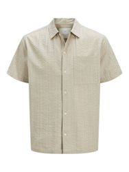 Jack & Jones Kurzarmhemd Kubisches Muster, günstig online kaufen