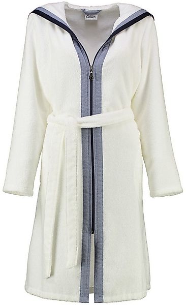 Cawö Damenbademantel 6598, Kurzform, Walkfrottier, Reißverschluss, Reißvers günstig online kaufen