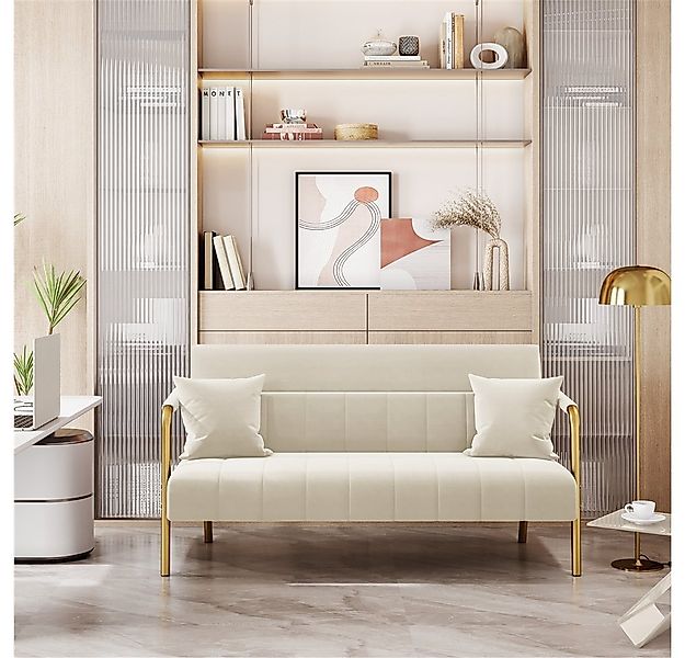 Yaheetech Sofa 1/2-Sitzer Polstersofa, Loveseat fürs Wohnzimmer, mit 2 Lend günstig online kaufen