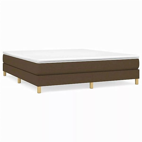 Vidaxl Boxspringbett Dunkelbraun 180x200 Cm Stoff günstig online kaufen