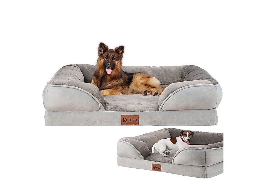 ecosa Hundekorb EO-6080, Samt, Wasserabweisende Innenausstattung günstig online kaufen