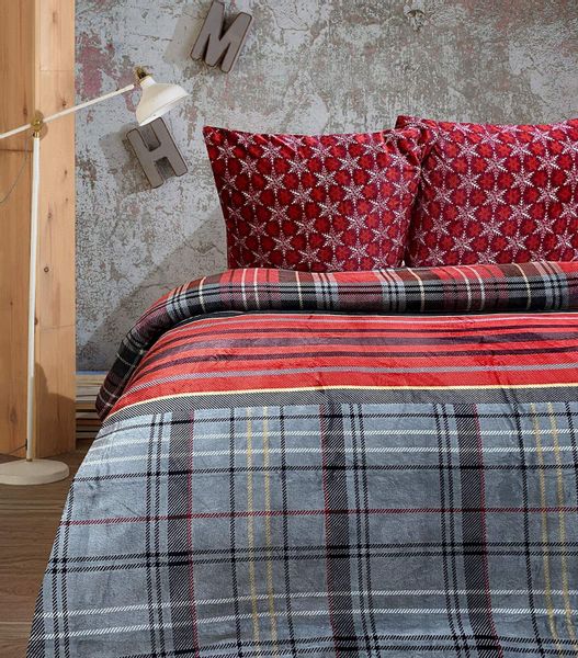 Visaggio Bettwäsche Winter Teddy Plüsch Bettbezug günstig online kaufen