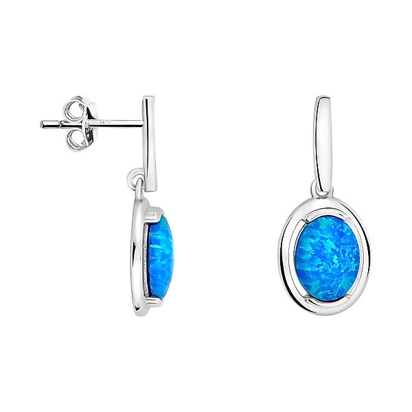 Sofia Milani Paar Ohrhänger Oval Opal, günstig online kaufen
