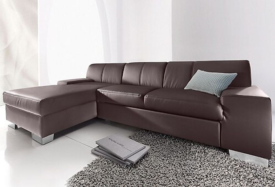 DOMO collection Ecksofa »Star, zeitlose Formensprache, elegante Optik, L-Fo günstig online kaufen