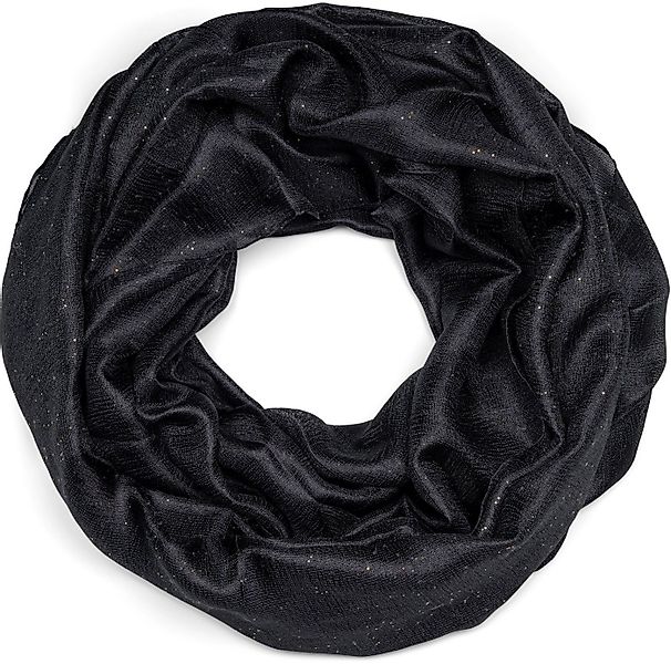 styleBREAKER Loop Seidiger Einfarbiger Loop Glitzer, (1-St) günstig online kaufen