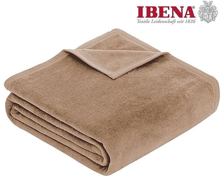 Wohndecke Luxus, IBENA, verschiedene Größen, unifarbenes günstig online kaufen